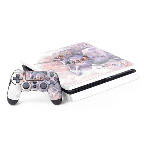 Spring Flight Unicorn by Laurie Prindle PlayStation PS4 Skins